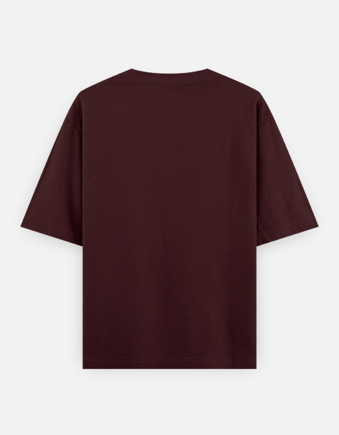 Maroon Oversized Tshirt