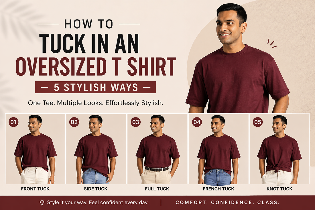 How to Tuck in an Oversized T Shirt – 5 Stylish Ways
