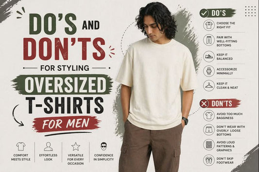 Do's And Don'ts for Styling Oversized T-Shirts for Men