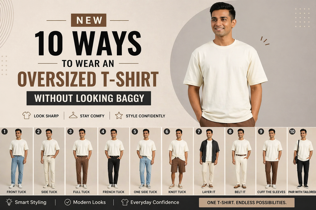 10 Ways to Wear an Oversized T-Shirt Without Looking Baggy