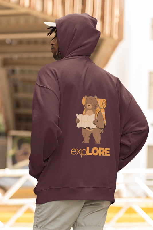 EXPLORE OVERSIZED MEN HOODIE