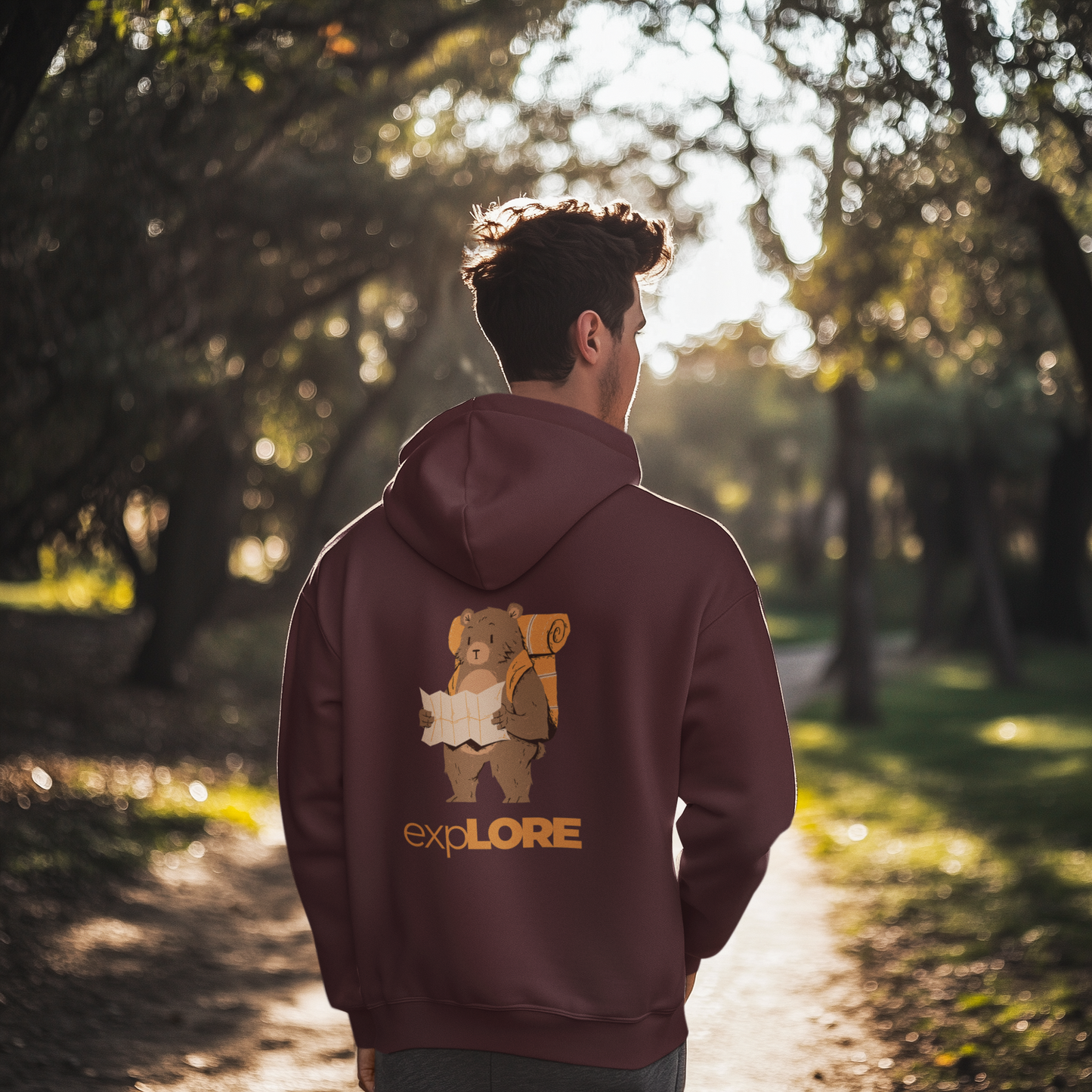 EXPLORE OVERSIZED MEN HOODIE