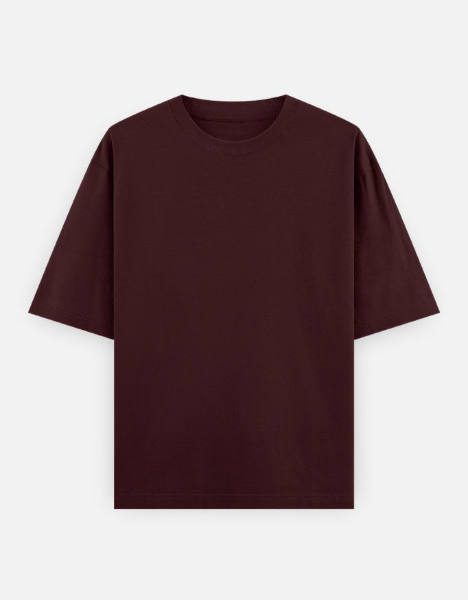 Maroon Oversized Tshirt