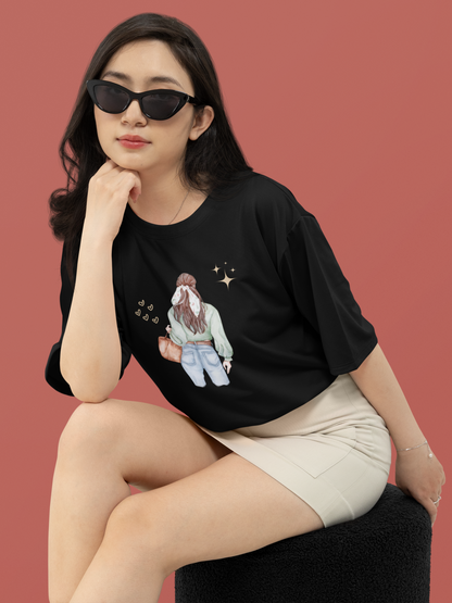 Women Graphic Oversize Tshirt