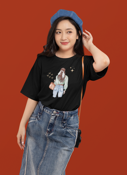 Women Graphic Oversize Tshirt