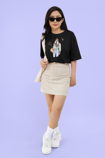 Women Graphic Oversize Tshirt