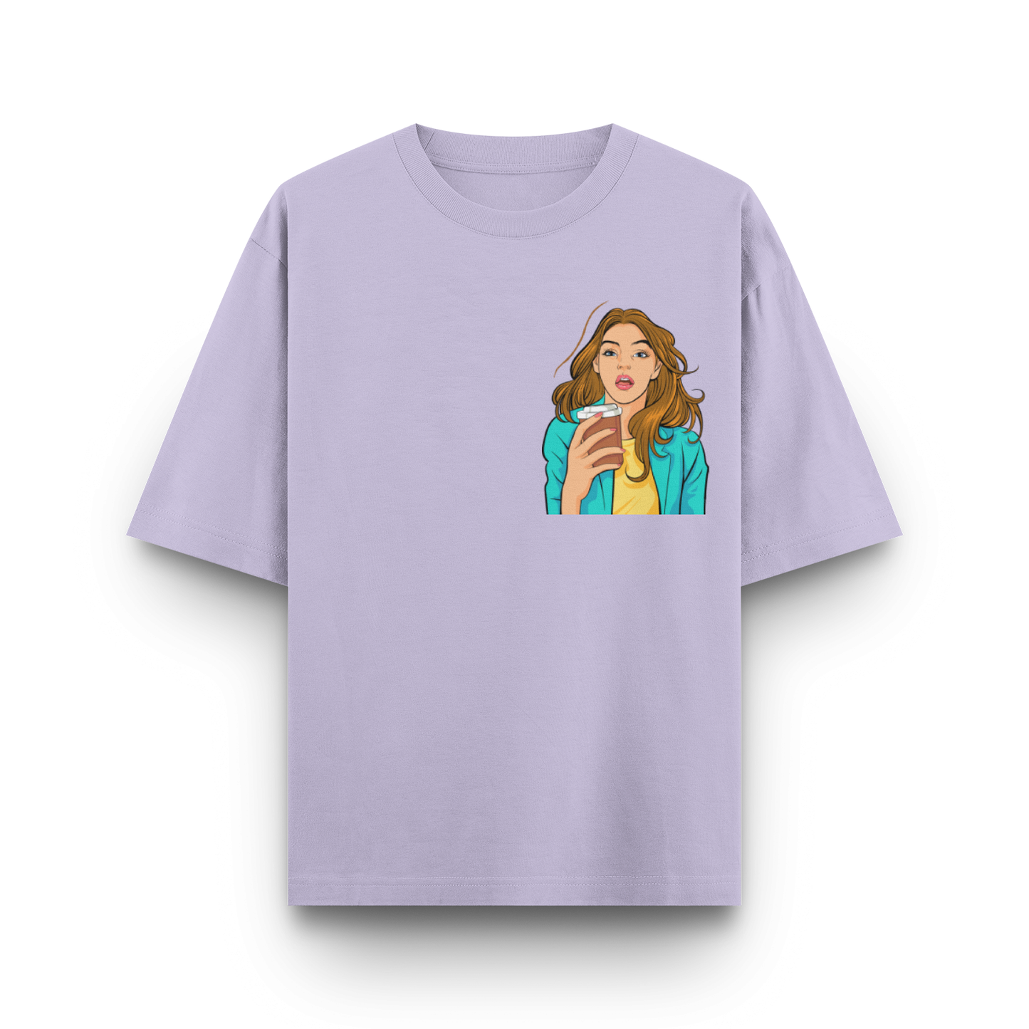 Cloud Fit Tee – Lavender Dream