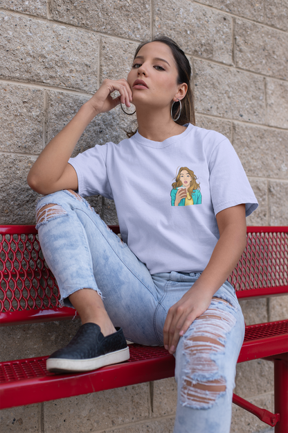 Cloud Fit Tee – Lavender Dream