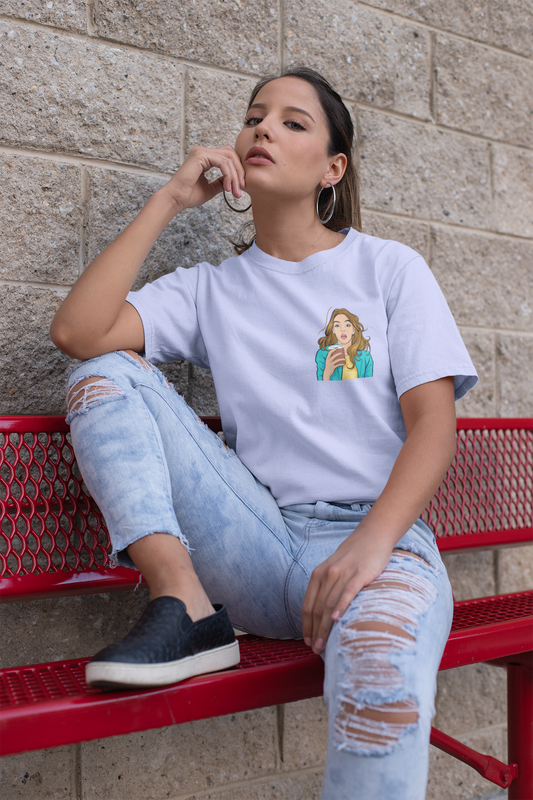Cloud Fit Tee – Lavender Dream
