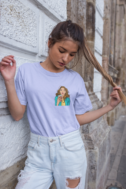 Cloud Fit Tee – Lavender Dream