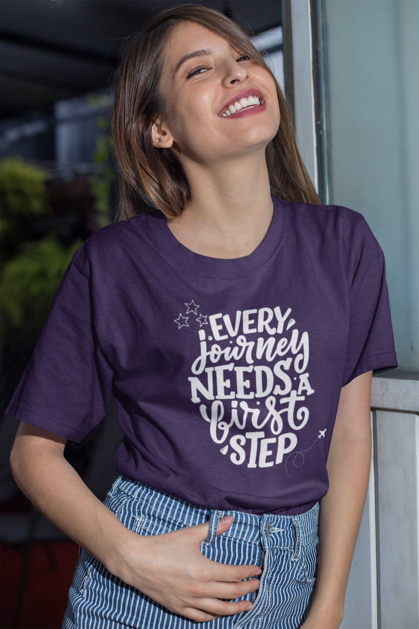 THE JOURNEY UNISEX OVERSIZED TEE