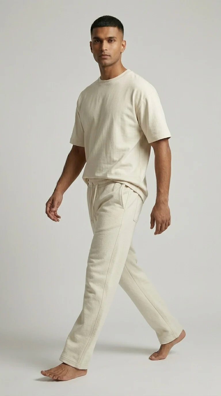 Baggy unisex sweatpants in modern streetwear style