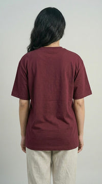 Casual oversized t-shirt for women paired with jeans